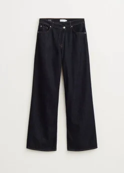 Jeans<The Sting Asymmetrische jeans blauw rinsed