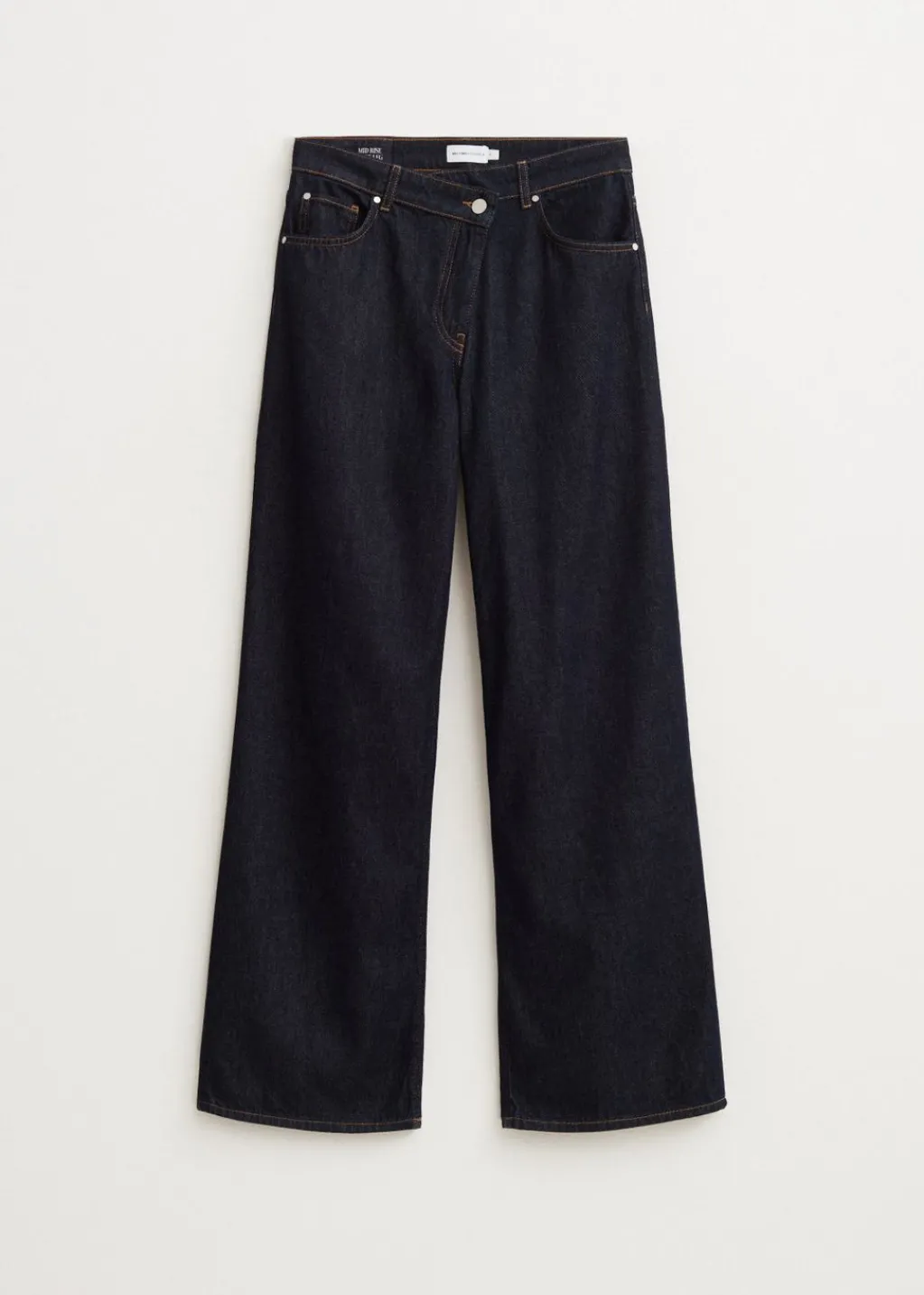 Jeans<The Sting Asymmetrische jeans blauw rinsed