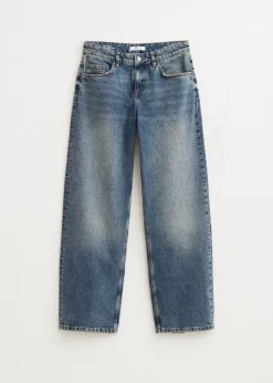Jeans<The Sting Baggy jeans blauw, used dark