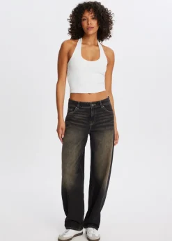 Jeans<The Sting Balloon jeans zwart, used light