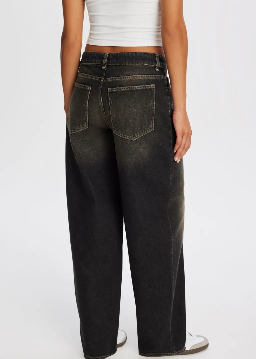 Jeans<The Sting Balloon jeans zwart, used light
