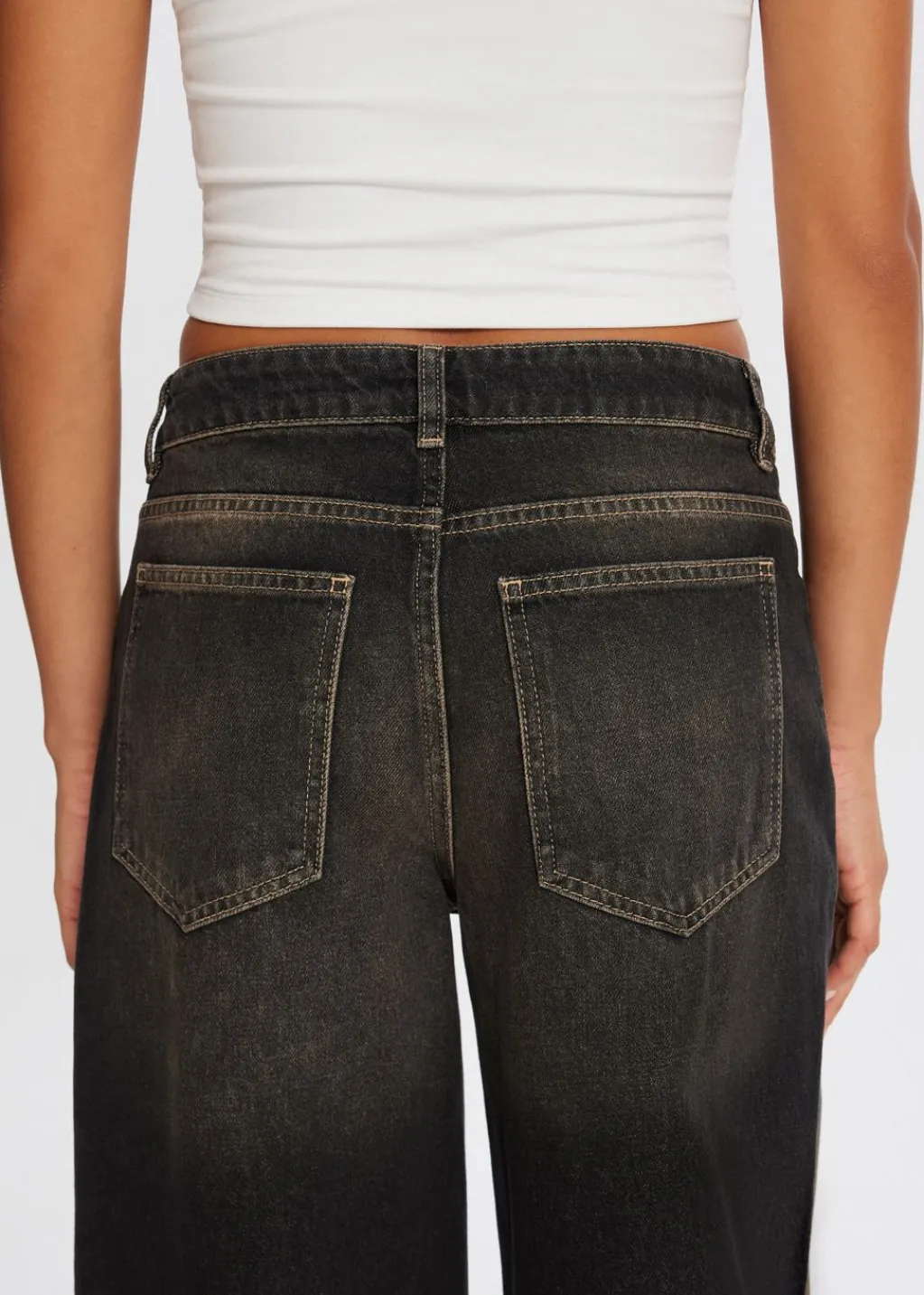 Jeans<The Sting Balloon jeans zwart, used light