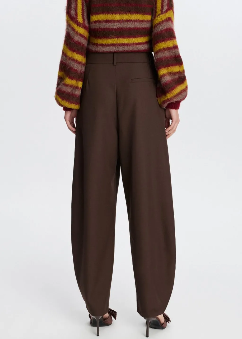 Broeken<The Sting Barrel broek donkerbruin