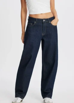 Jeans<The Sting Barrel fit jeans blauw rinsed