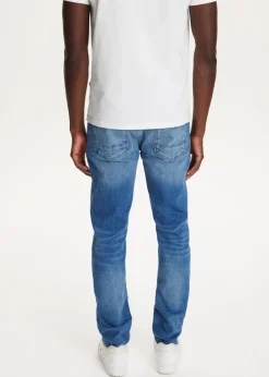 Jeans<The Sting Blake slim sweat jeans blauw, used middle