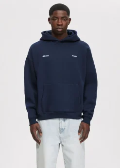 Sweaters En Hoodies<The Sting Boxy hoodie met backprint donkerblauw