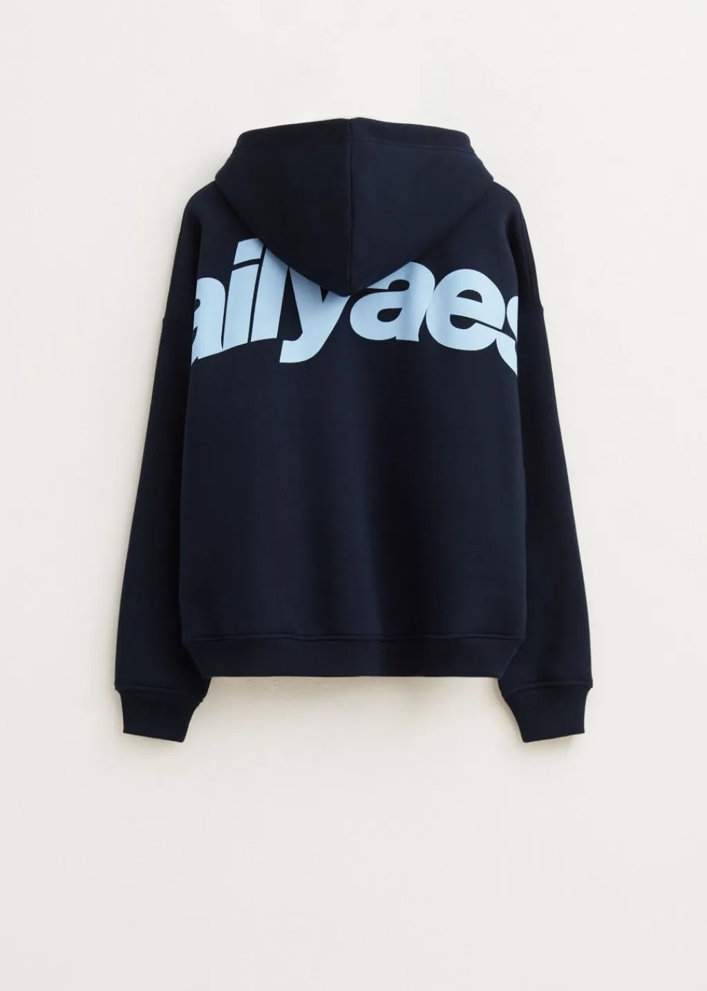 Sweaters En Hoodies<The Sting Boxy hoodie met backprint donkerblauw