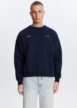 Sweaters En Hoodies<The Sting Boxy sweater met print donkerblauw