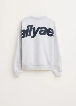 Sweaters En Hoodies<The Sting Boxy sweater met print grijs, licht melee