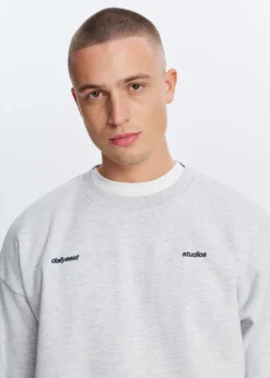 Sweaters En Hoodies<The Sting Boxy sweater met print grijs, licht melee