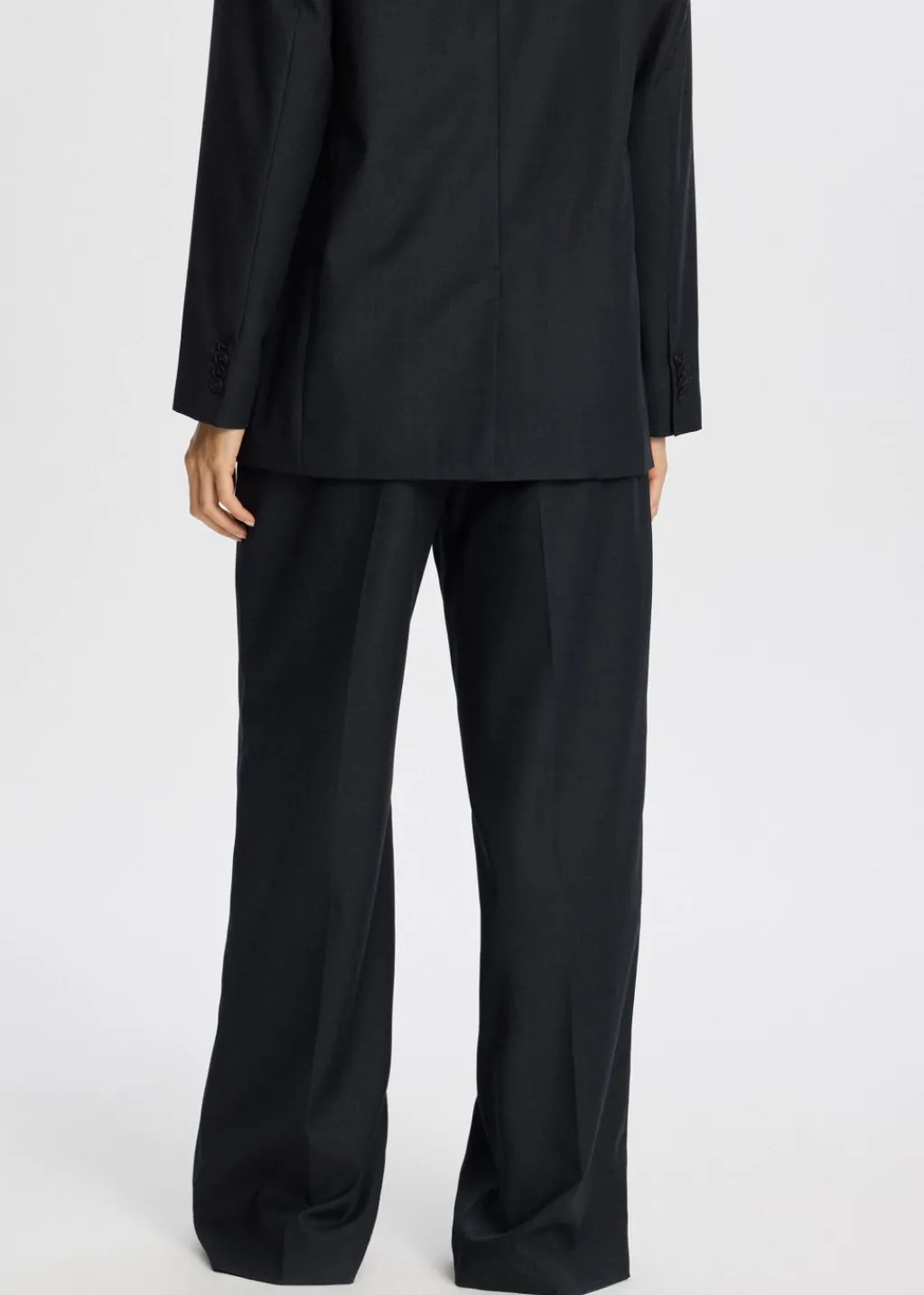 Broeken<The Sting Broek met melange look antraciet