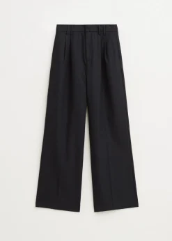 Broeken<The Sting Broek met melange look antraciet