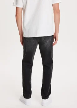 Jeans<The Sting Bruce relaxed tapered jeans zwart, used dark