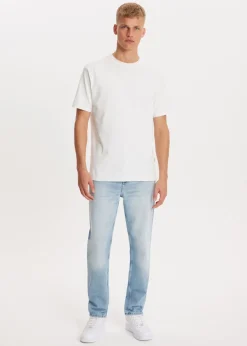 Jeans<The Sting Bruce relaxed tapered jeans blauw, used light