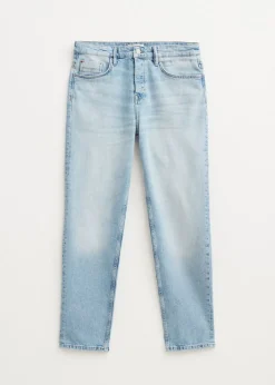 Jeans<The Sting Bruce relaxed tapered jeans blauw, used light