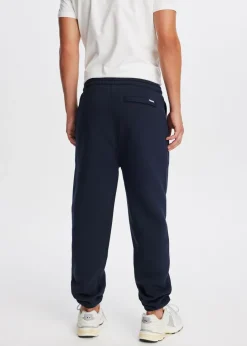 Basics|Broeken<The Sting Brushed cuffed sweatpants donkerblauw