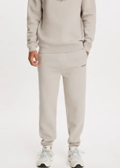 Basics|Broeken<The Sting Brushed cuffed sweatpants grijs