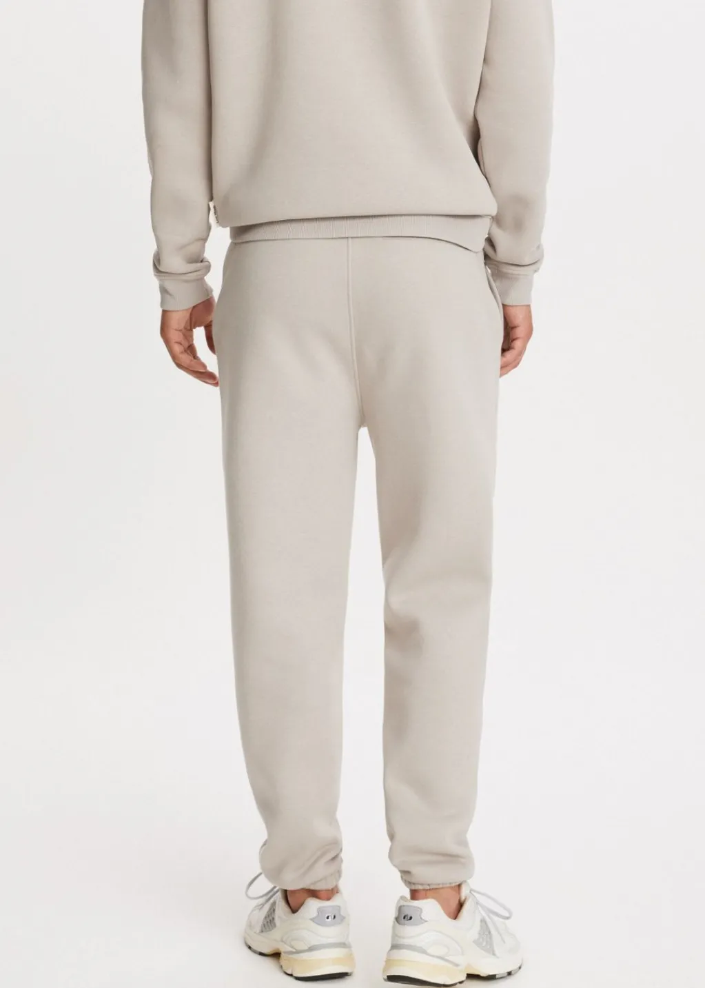 Basics|Broeken<The Sting Brushed cuffed sweatpants grijs