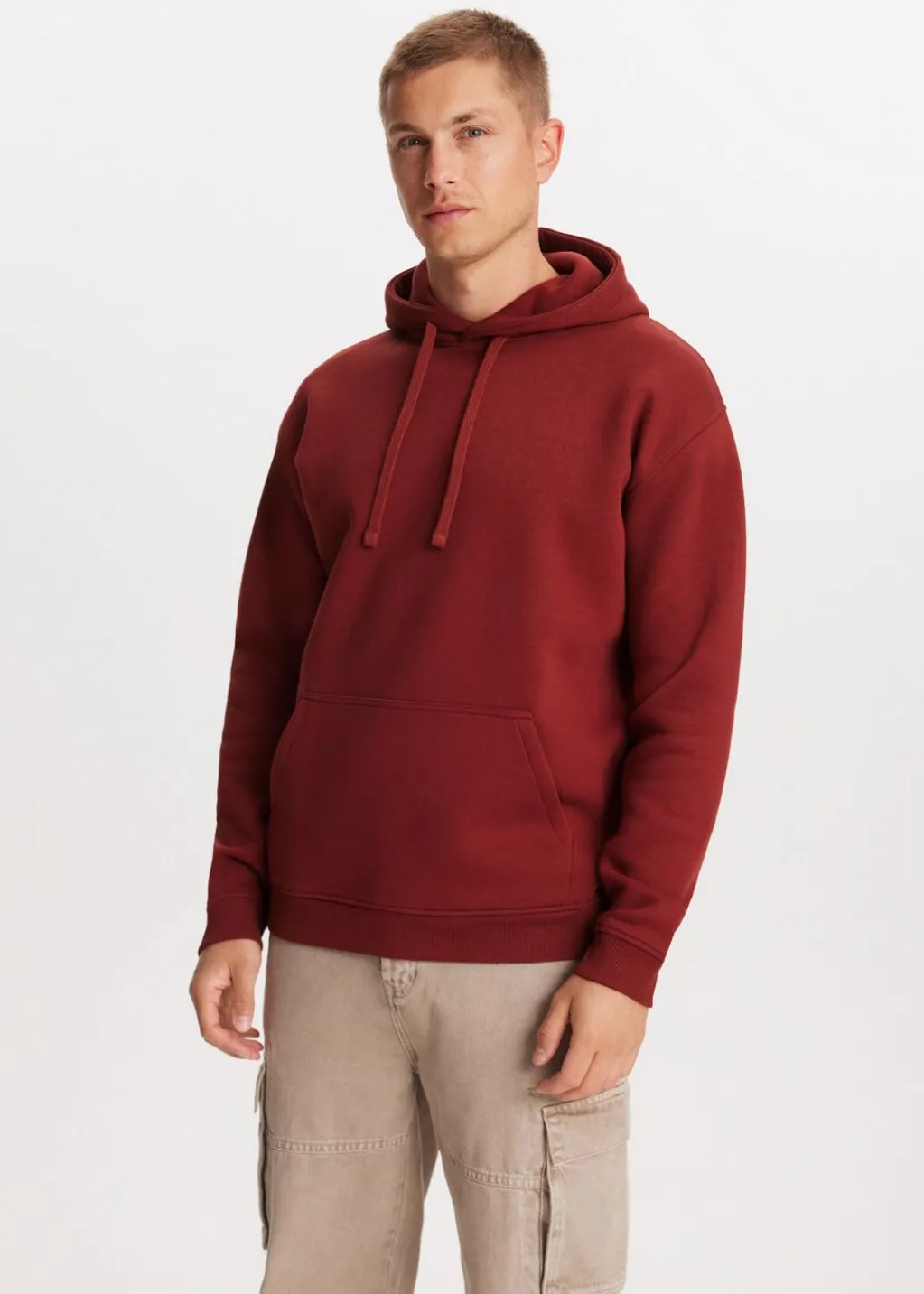 Sweaters En Hoodies<The Sting Brushed hoodie bordeaux