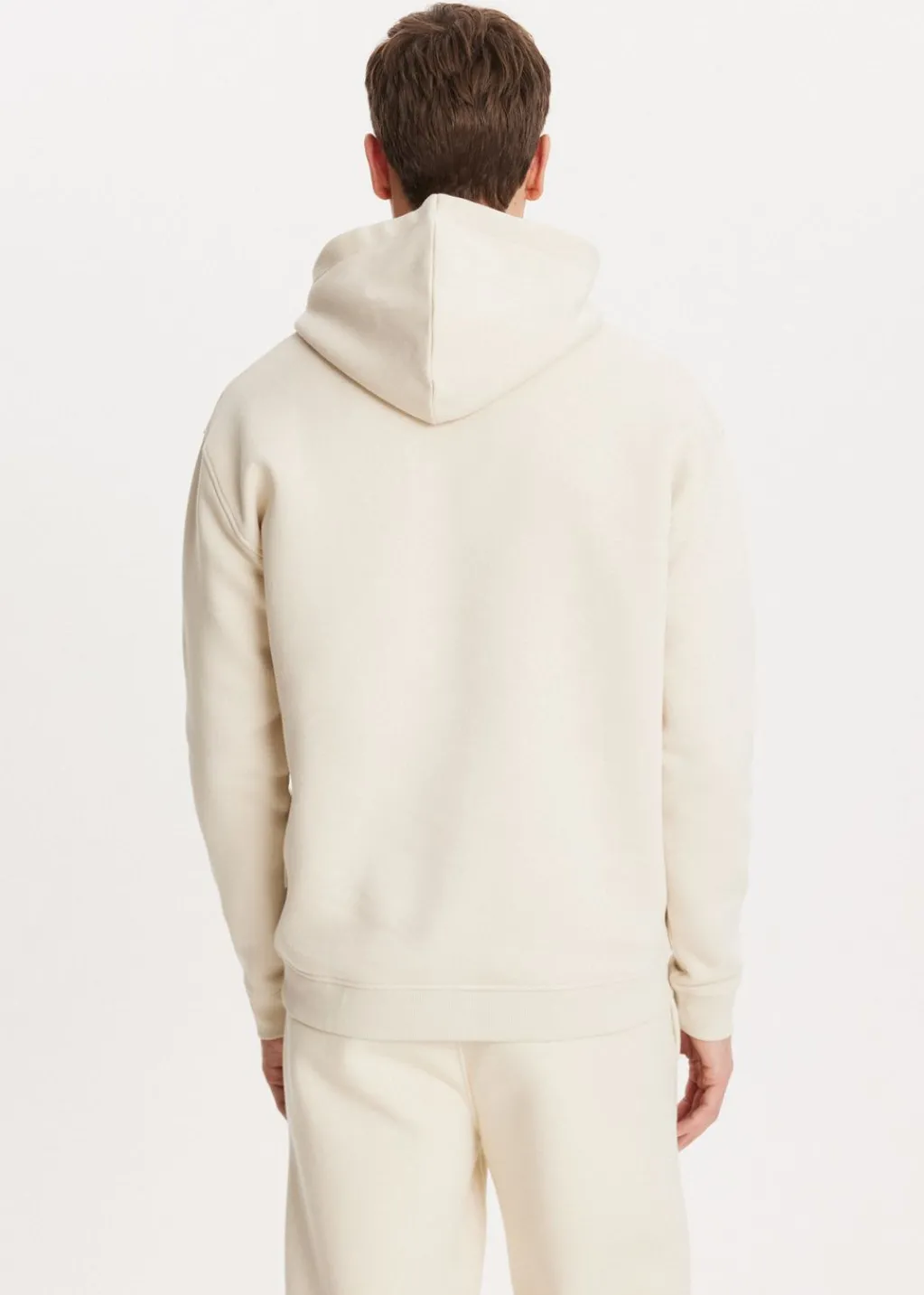Basics|Sweaters En Hoodies<The Sting Brushed hoodie ecru