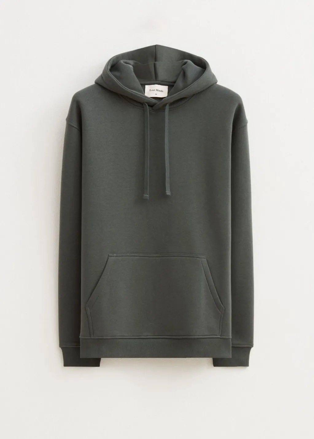 Basics|Sweaters En Hoodies<The Sting Brushed hoodie groen, grijs