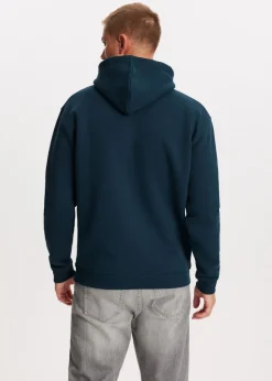 Basics|Sweaters En Hoodies<The Sting Brushed hoodie royal blauw