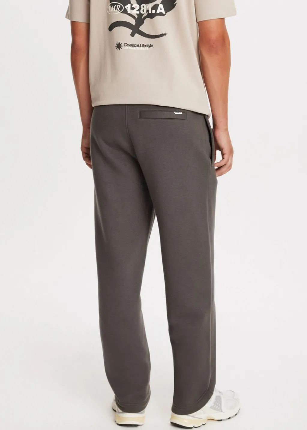 Broeken|Basics<The Sting Brushed straight leg joggingbroek choco