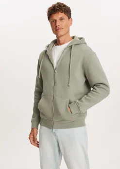 Basics|Sweaters En Hoodies<The Sting Brushed vest groen, olijf