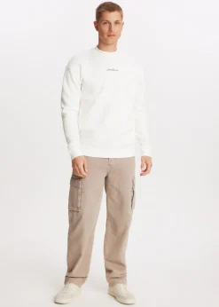 Sweaters En Hoodies<The Sting Brushed written sweater wit, off-white