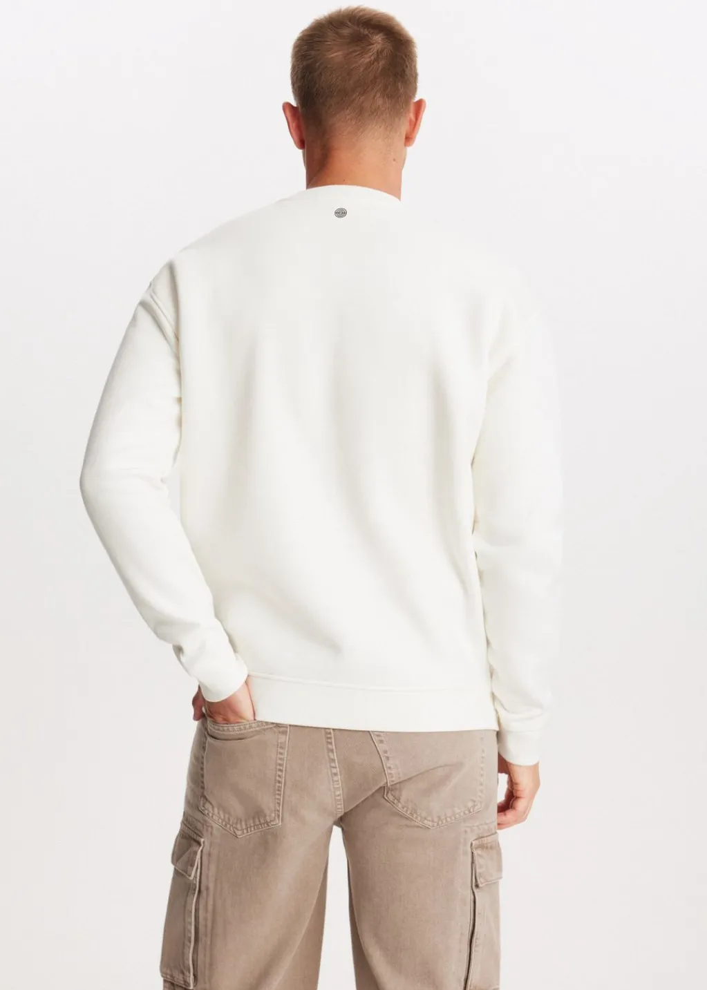 Sweaters En Hoodies<The Sting Brushed written sweater wit, off-white