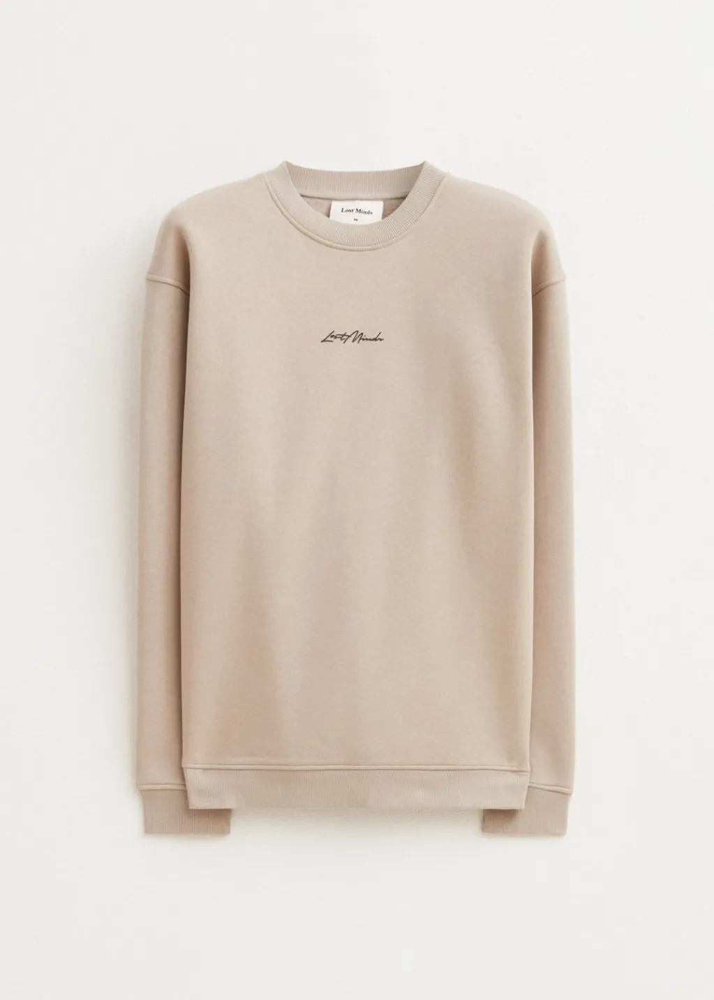 Sweaters En Hoodies<The Sting Brushed written sweater lichtzand