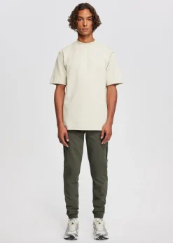 Basics|Broeken<The Sting Cargo jogger donkergroen