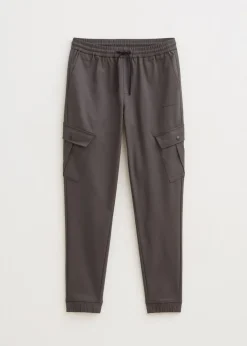 Broeken<The Sting Cargo jogger donkergrijs