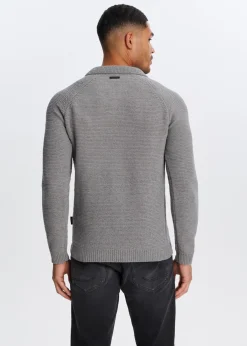 Polo's|Truien En Vesten<The Sting Chenille polo grijs, steen