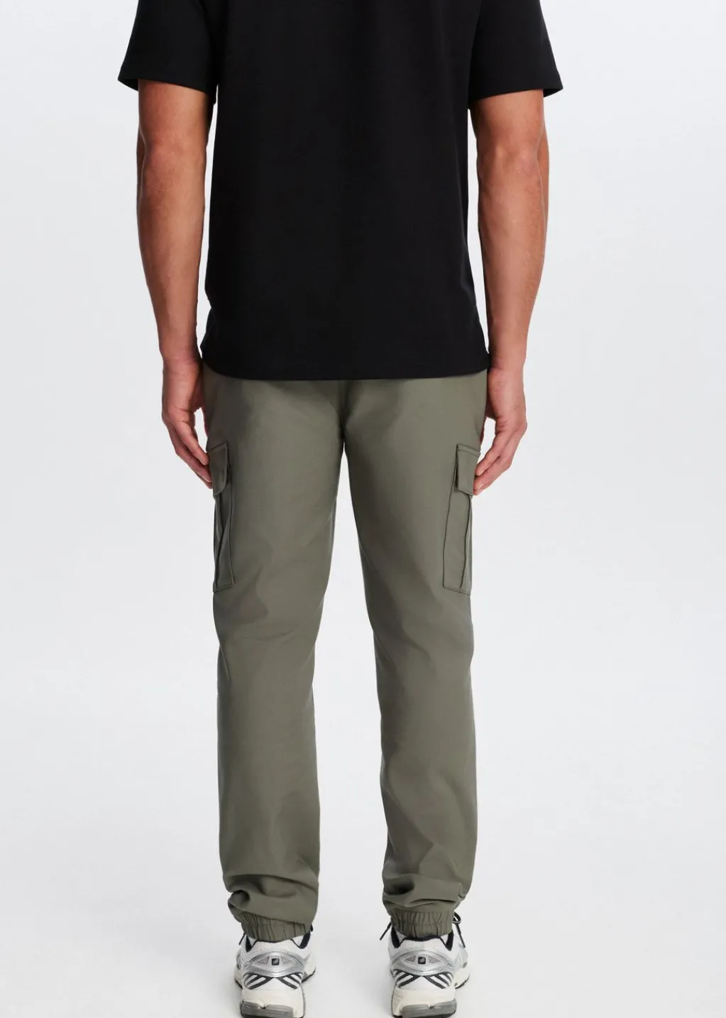 Broeken<The Sting Comfort cargo broek salie groen