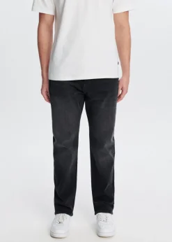 Jeans<The Sting Comfort straight jeans zwart, used dark