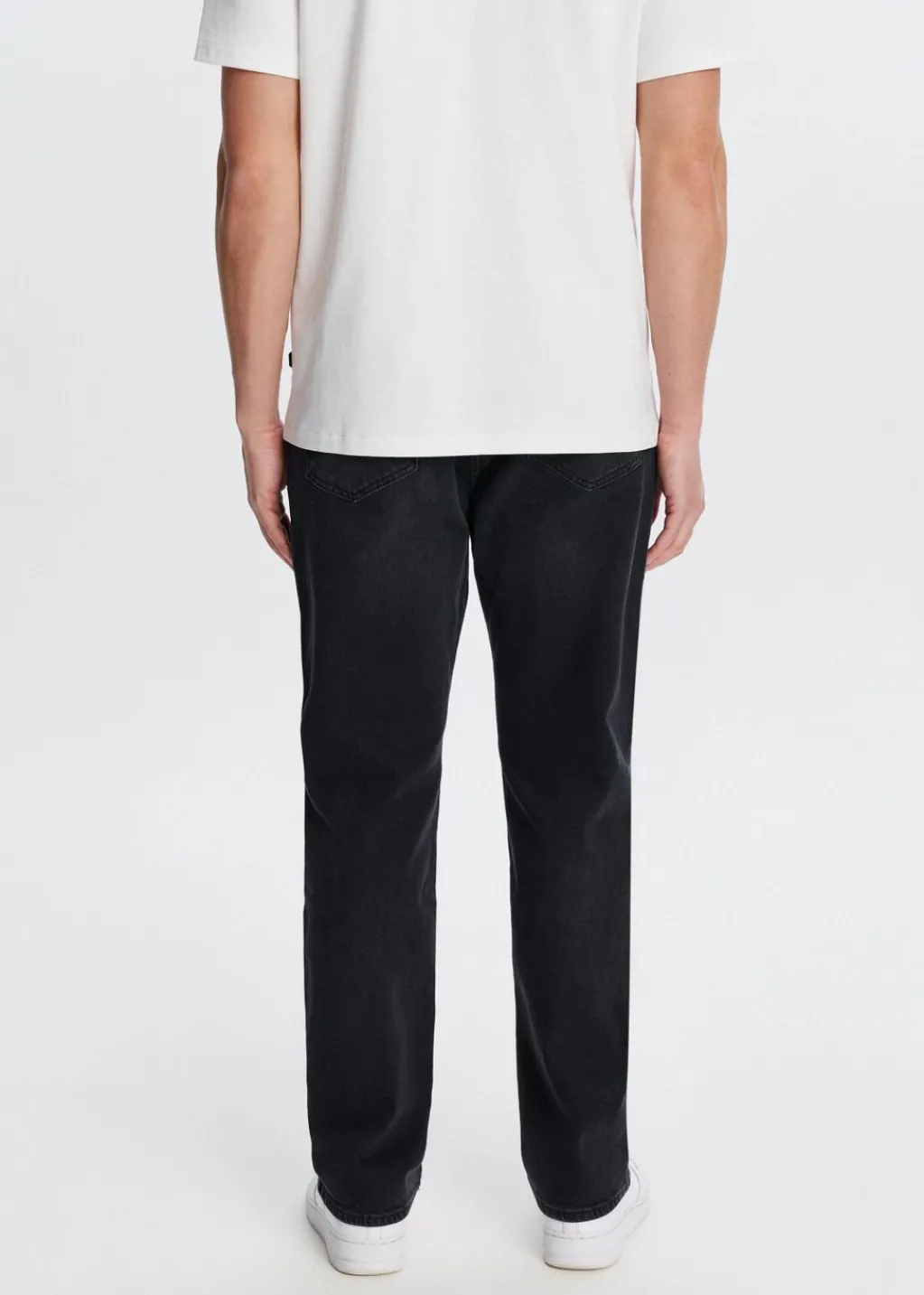 Jeans<The Sting Comfort straight jeans zwart, used dark