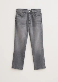 Jeans<The Sting Comfort straight jeans grijs, used middle