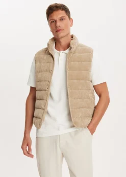 Jassen<The Sting Corduroy bodywarmer zand