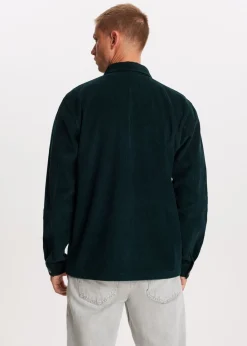 Overshirts<The Sting Corduroy overshirt donkergroen