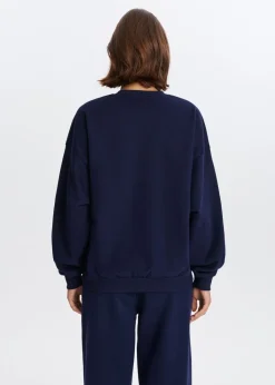 Sweaters En Hoodies<The Sting Cutseam sweater donkerblauw