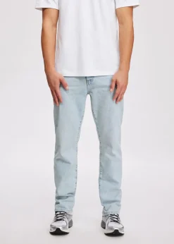 Jeans<The Sting Dash straight leg jeans blauw, used light
