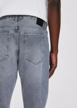Jeans<The Sting Dash straight leg jeans grijs, used middle