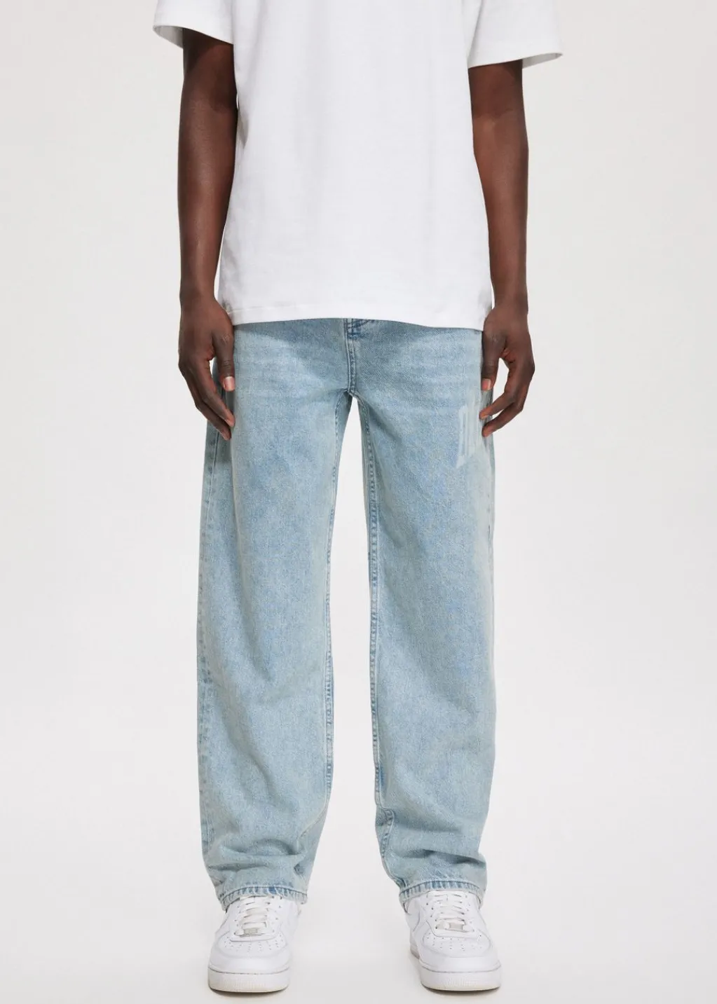 Jeans<The Sting Drew loose fit jeans blauw, used light