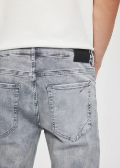 Jeans<The Sting Duke v2 slim fit jeans grijs, used middle