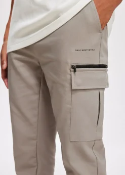 Broeken<The Sting Dylan cargobroek taupe, dark