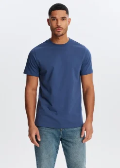T-Shirts<The Sting Essential organic t-shirt blauw grijs