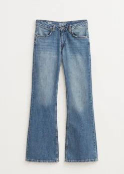 Jeans<The Sting Fancy flared jeans blauw, used dark
