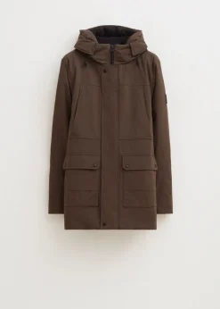 Jassen<The Sting Field gewatteerde parka middenbruin