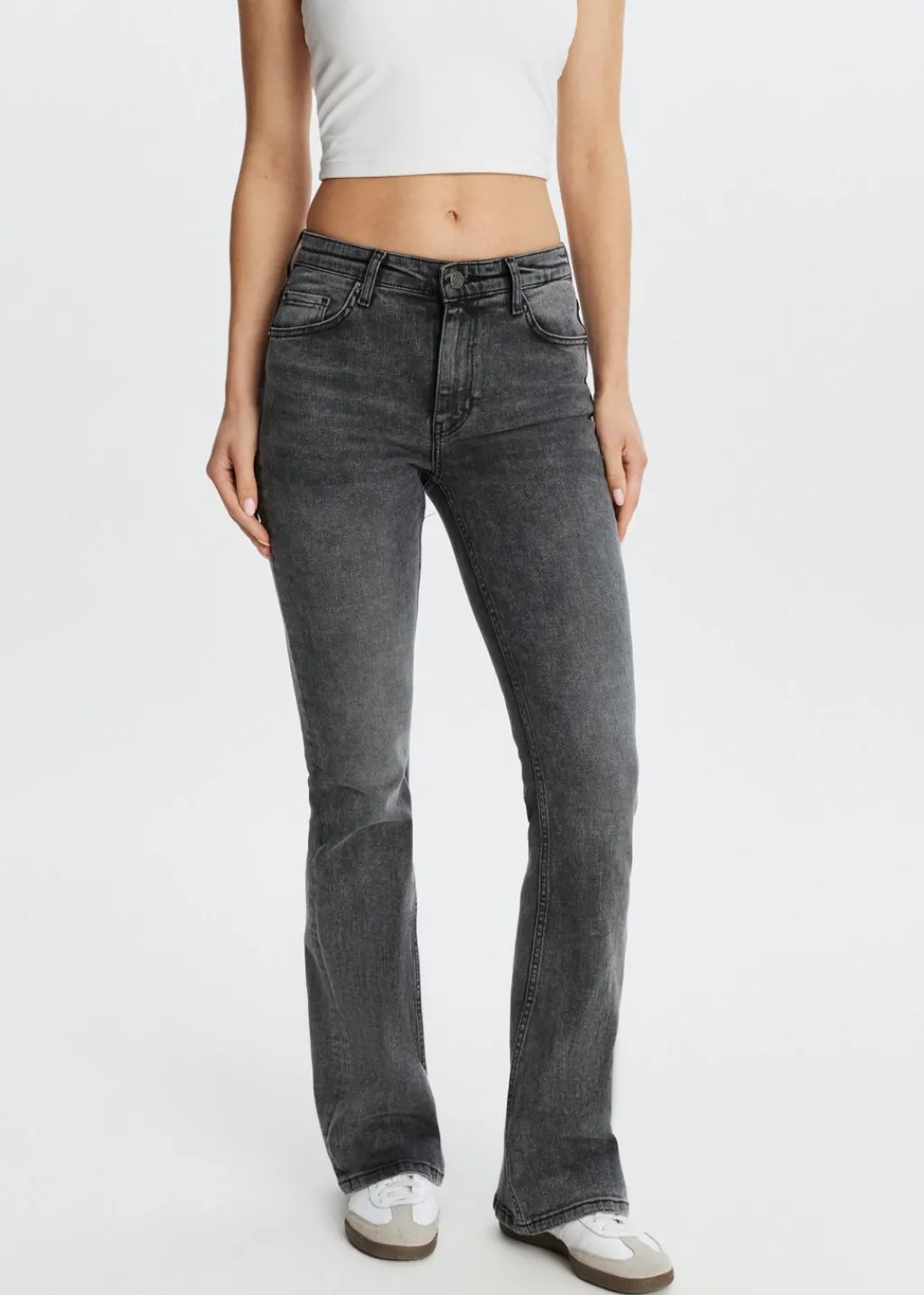 Jeans<The Sting Flared jeans zwart, used light